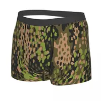 Male Cool WW2 Camo Underwear Germany Arm Military Camouflage Boxer Briefs Stretch Shorts Panties Underpants 2