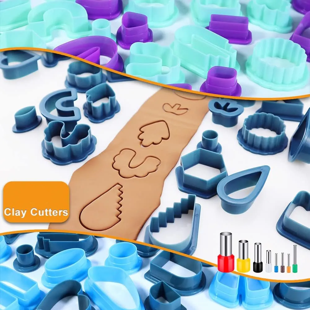 Polymer Clay Cutter & Mold Set 3