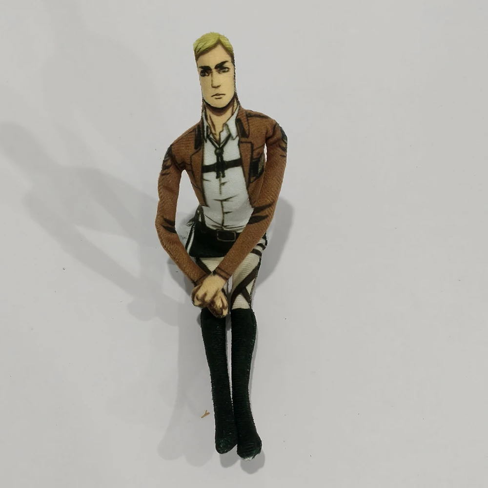 Anime Ornament Attack on Titan Cosplay Keychain Plush Doll