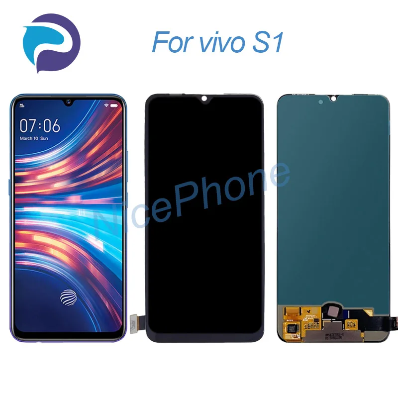 ДЛЯ VIVO S1 LCD дисплей кодирующий преобразователь сенсорного экрана в сборе Замена 1907, v1904, 1907_19, V1913A для VIVO S1 экран ЖК-дисплей
