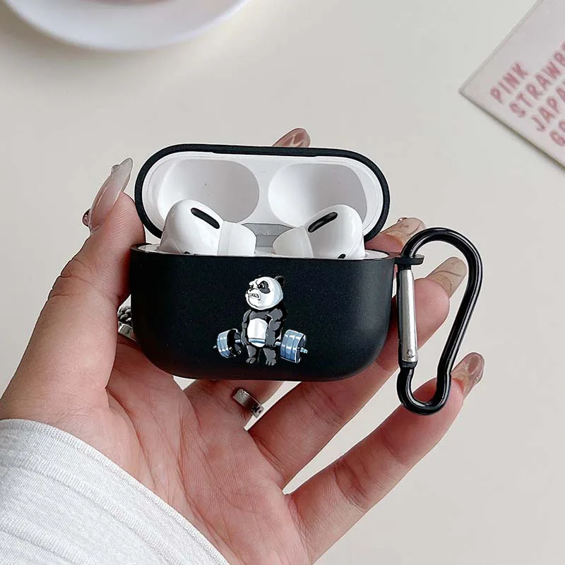 Panda AirPods Case Cover for AirPods Pro and Earphones