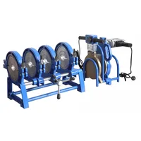 63-200MM Manual Hydraulic 4 Ring Butt Welding Machine PE Pipe Butt Welding Machine Water Pipe Hot-melt Machine Water Electricity 1