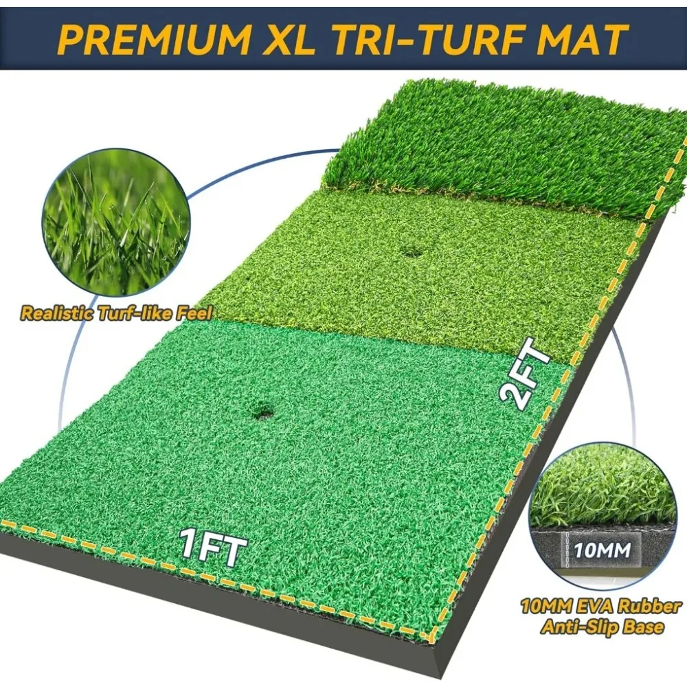 10x7ft Training Golf Practice Net with Mat 4