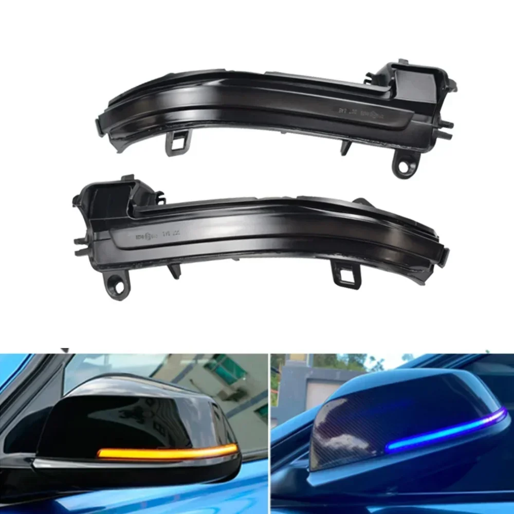

2X Dynamic Turn Signal LED Rearview Mirror Indicator Blinker Light For BMW 1 2 3 4 Series X1 F20 F21 F22 F30 F31 F34 F32 E84 i3
