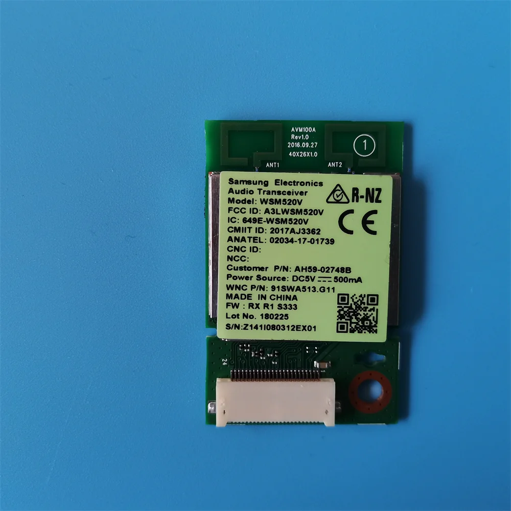 Samsung Electronics Audio Transceiver AJ3362 AVM100A WSM520V AH59-02748B AH59-02746A 649E-WSM520V Bluetooth speaker modular