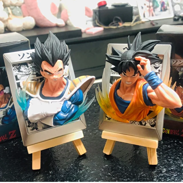 Aimants de réfrigérateur en PVC Dragon Ball, figurine d'anime, Goku,  Vegeta, modèle de décoration de collection Gk, jouet d'Halloween pour  enfants, 10cm - AliExpress