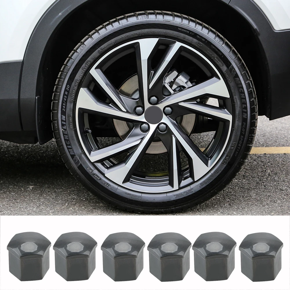 

19mm Car Wheel Nut Caps Anti-Rust Protection Covers Tyre Hub Bolt Decorative Screw Protector Automotive Accessories Universal