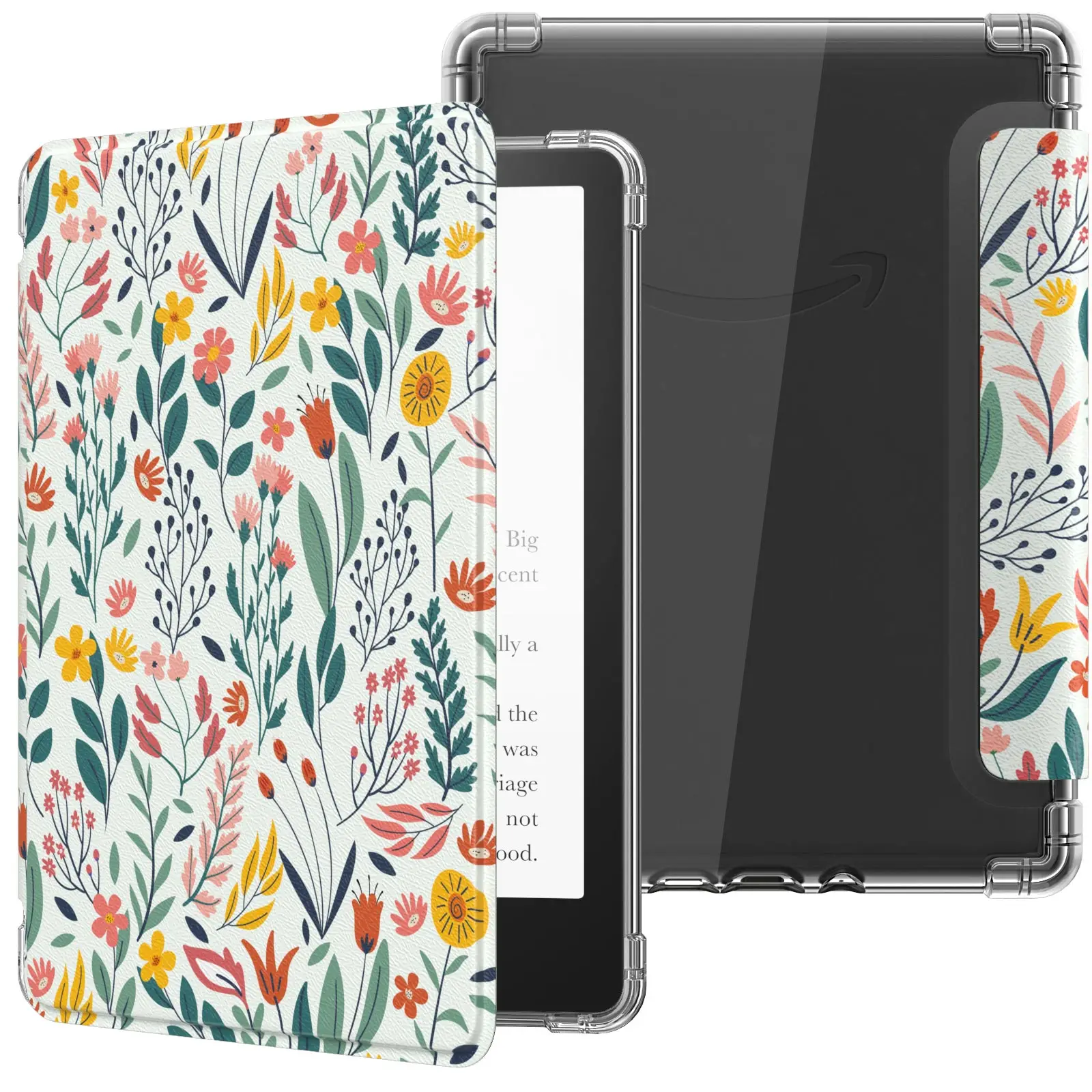 Ultra Clear Flexible Transparent TPU Back Cover with Auto Wake Sleep Feature