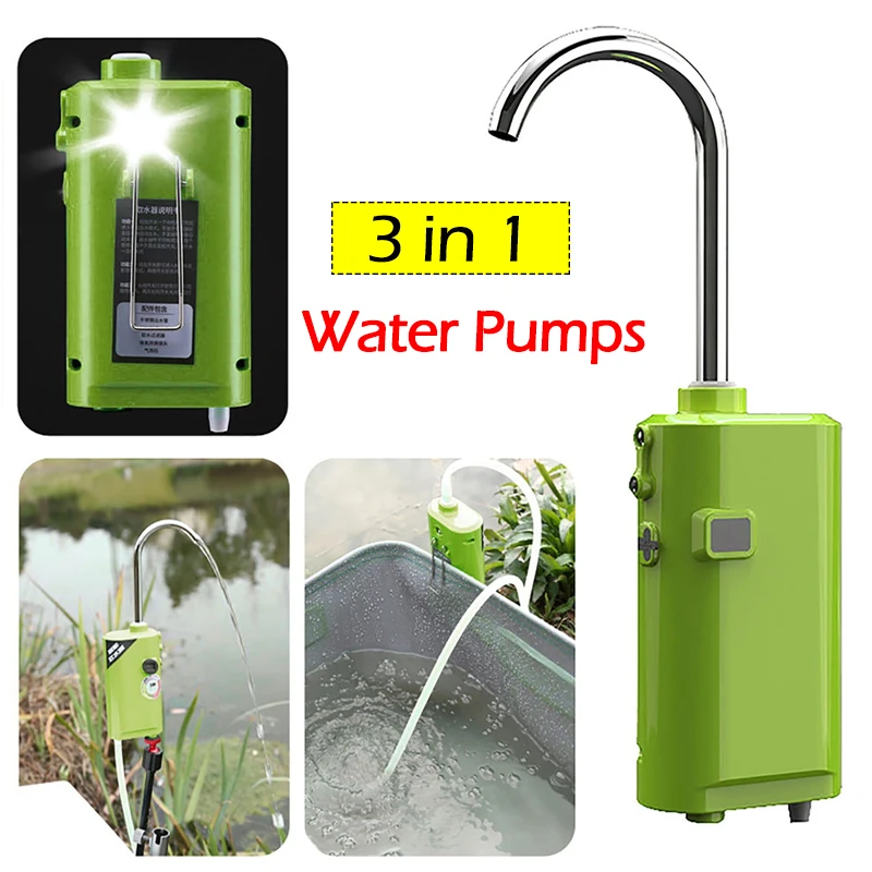

Outdoor Fishing Oxygenation Air Pump USB Intelligent Sensor Auto Water Suction Pump Water Oxygen Pump Fishing Water Collector