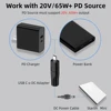 1/2PCS USB C to DC Power Adapter for Starlink Mini PD100W USB C Male to DC5521 Female Connector Charge Barrel Jack Power Adapter 4