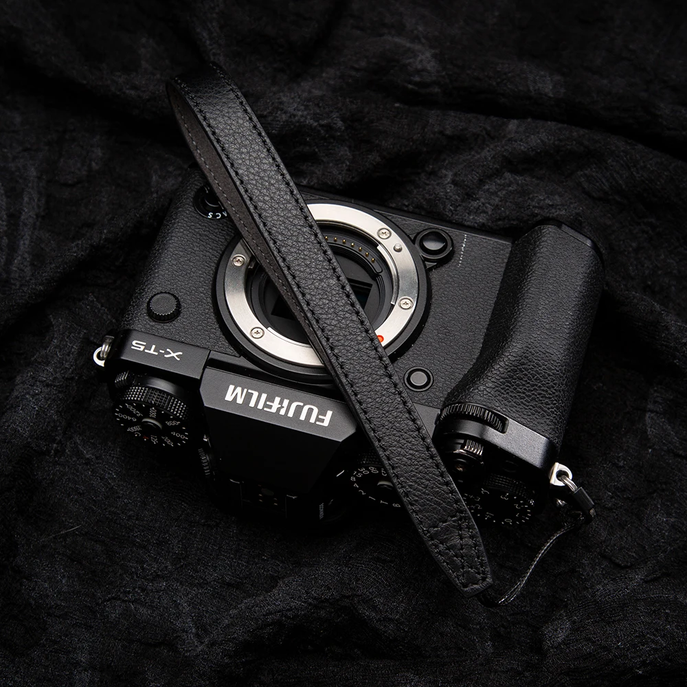 Premium Leather Camera Strap with Quick Release for DSLR & Mirrorless Cameras