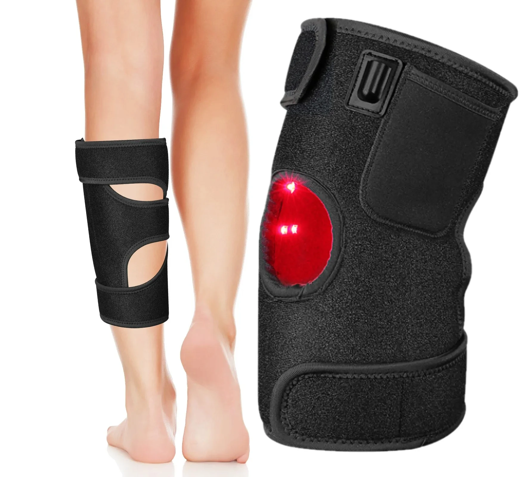 

Red Light Therapy Knee Massager Infrared Heat Rheumatic Leg Joint Muscle Pain Relief Sports Injury Elbow Protector Health Care