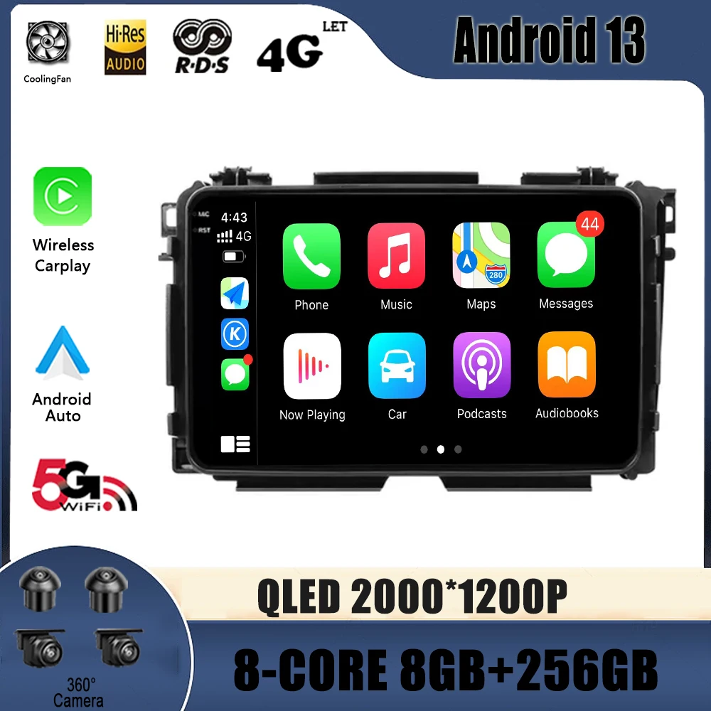 

Car Radio Multimedia Video GPS For Honda Vezel HR - V HRV HR V 2015 - 2017 Android 13 Navigation No 2 Din DVD Player autoradio