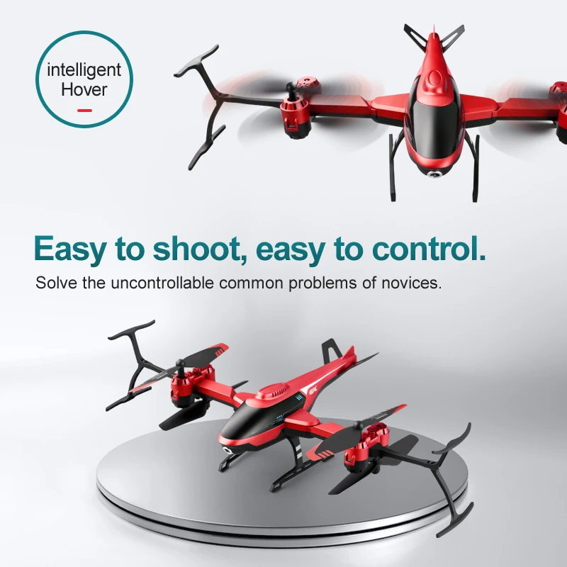 RC Drone 4k Professional WiFi Fpv Drone with 1080P HD Camera RC Helicopters Quadcopter Outdoor Toy Child Birthday Christmas Gift 4