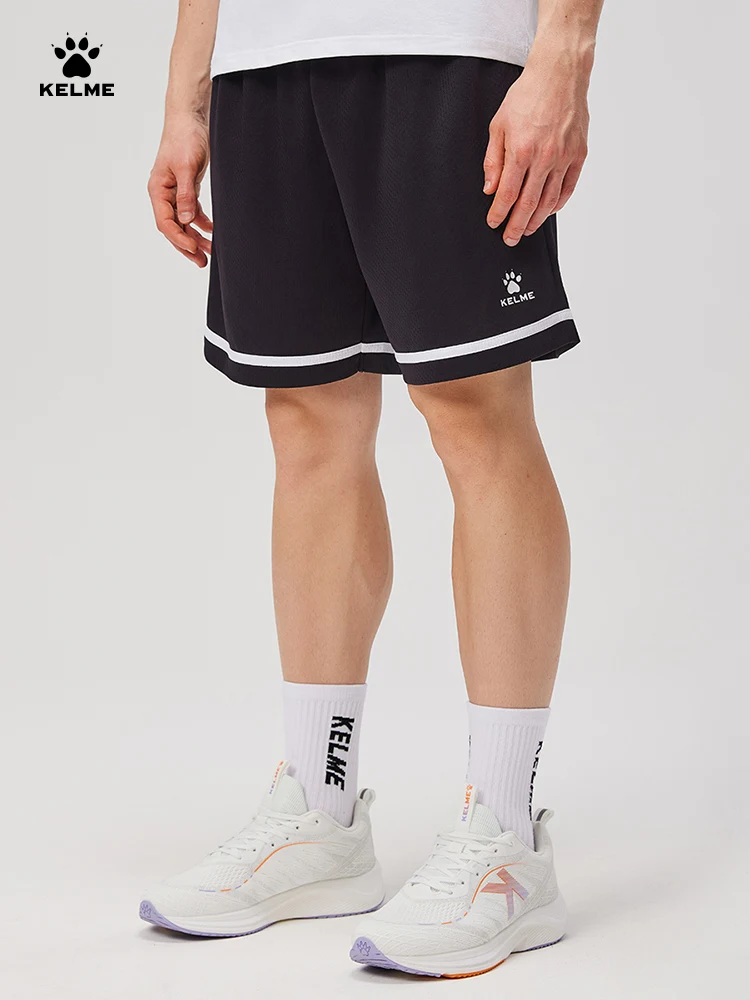Kelme Men's Basketball Shorts Breathable Shorts Not Above The Knee Loose Knitted Shorts Outdoor Sports Fitness Running Pants 3