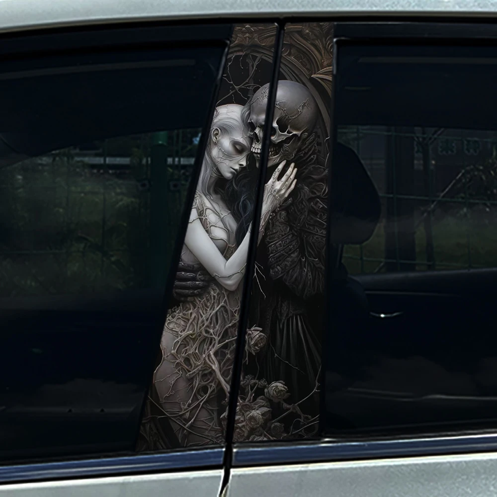 Autocollants De Pilier De Porte De Voiture 3D étanches