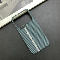 Luxury Ultra Thin Carbon Fiber Shockproof Matte Slim Cover for XiaoMi 17ProMax (SD Light Blue)