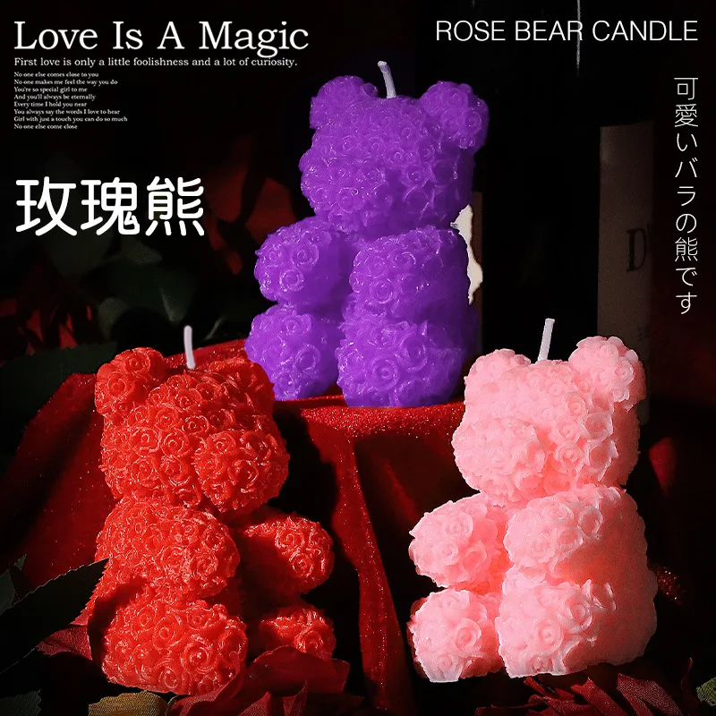 smSex Toys Rose Low Temperature Candles Couple Interactive Props Alternative Passion Wax Drip Flirting