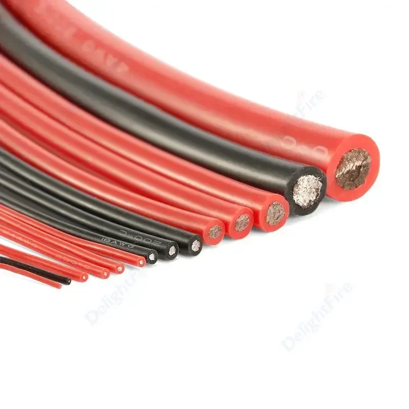 Description Picture 5 of item5-100m 6 Gauge Electrical Wire Boat Cable Standard 6AWG Silicone Tinned Copper Wire For Automotive Boat Speakers Solar Panel