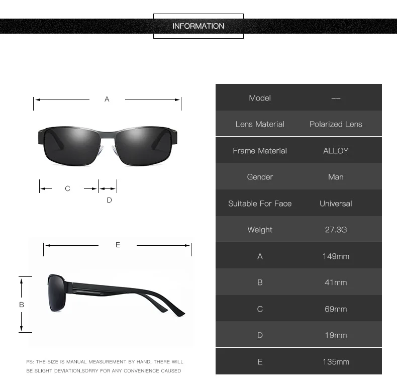 Klassische Metallrahmen Männer Polarisierte Photochrome Sonnenbrille Luxusmarke Designer für Mann Fahren Angeln UV400 Vintage Brillen – Detail 9