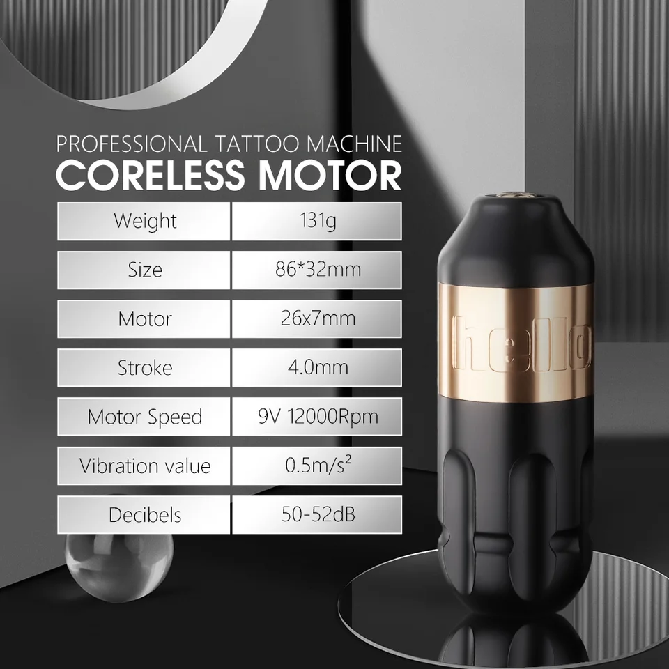 ◇◇高精度合金 ロータリーマシーン◇ブラック ロータリータトゥー