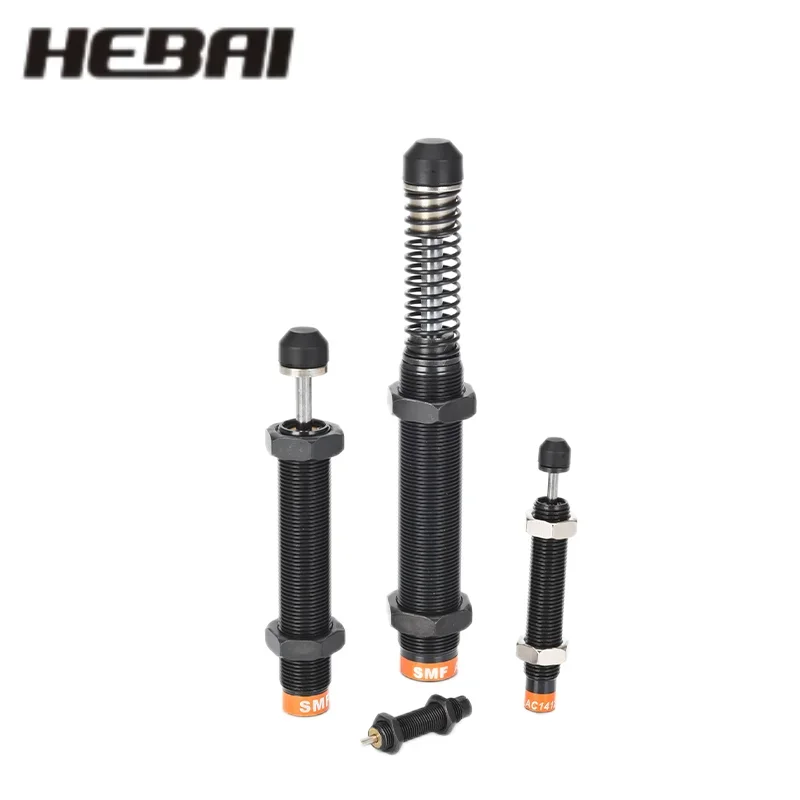 

HEBAI Pneumatic Parts Oil Hydraulic Buffer AC Series Hydraulic Shock Absorber for AC1410 AC0806 AC2020 AC1425 AC1416 Damper