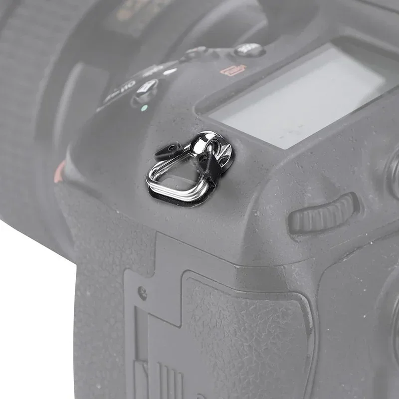 Portatarga Con Telecamera Set Di 4 Anelli A Divisione Triangolo Per Cinghia Fotocamera - Compatibile Con Fujifilm, Leica, Nikon, Canon, Sony Foto&Tech Lug Ring - Foto 8