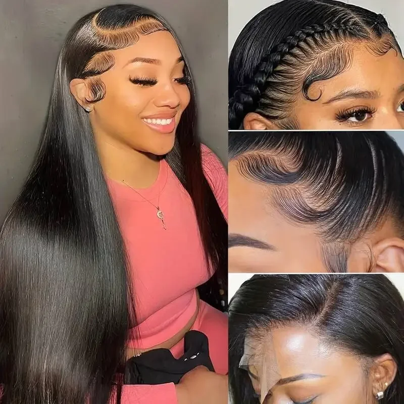 40 Inch Natural wigs 13x4 Straight Human Hair Wigs 250 Density hd lace wig 13x6 wigs human hair For Women