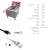 Deep Fryer with Basket Commercial 12L/24L Electric Countertop Fryer Stainless Steel Deep Fryers for Restaurant Home Use 2