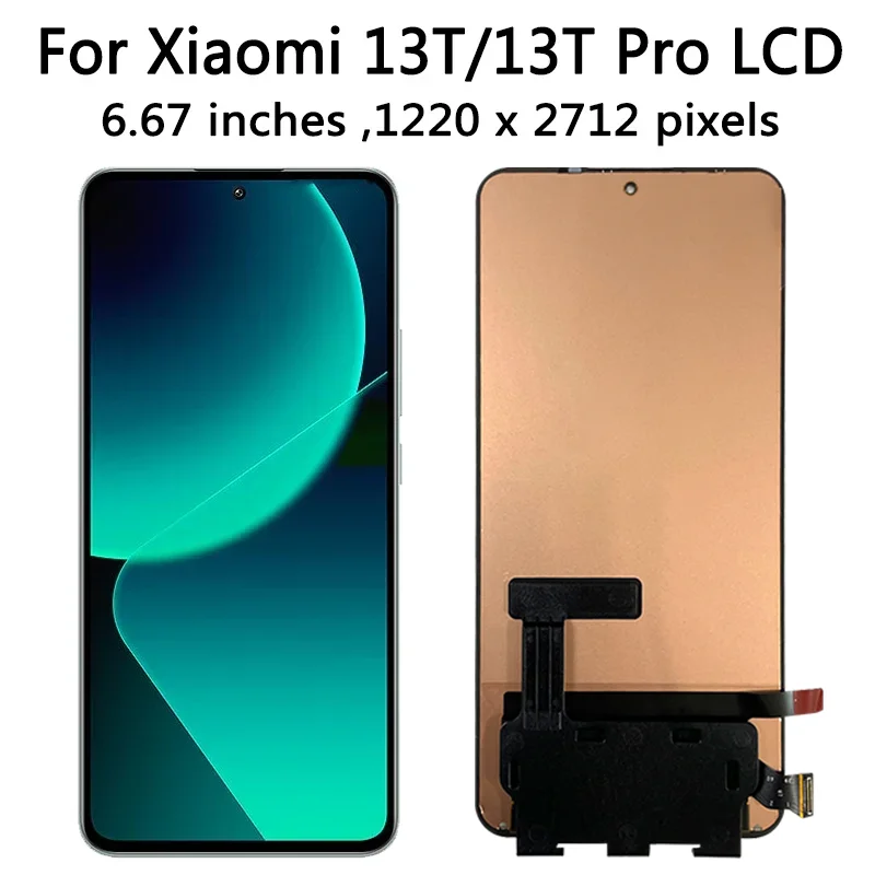 Pièces détachées téléphone mobile Xiaomi Écran LCD pour 13T et 13T Pro