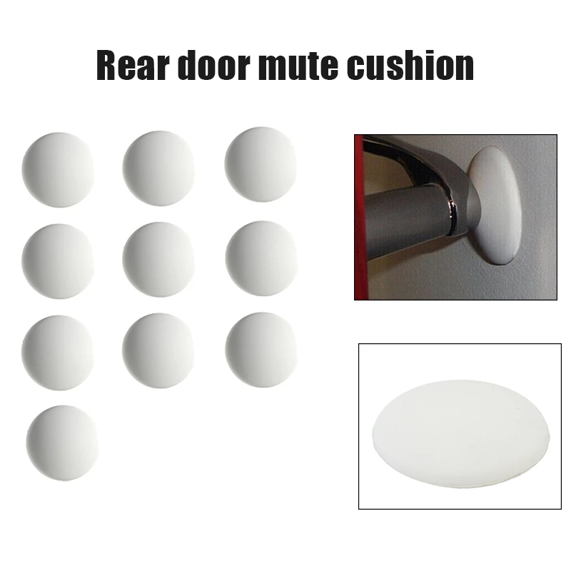 10pcs Door Stops Rubber Wall Protectors Guards Self Adhesive Door