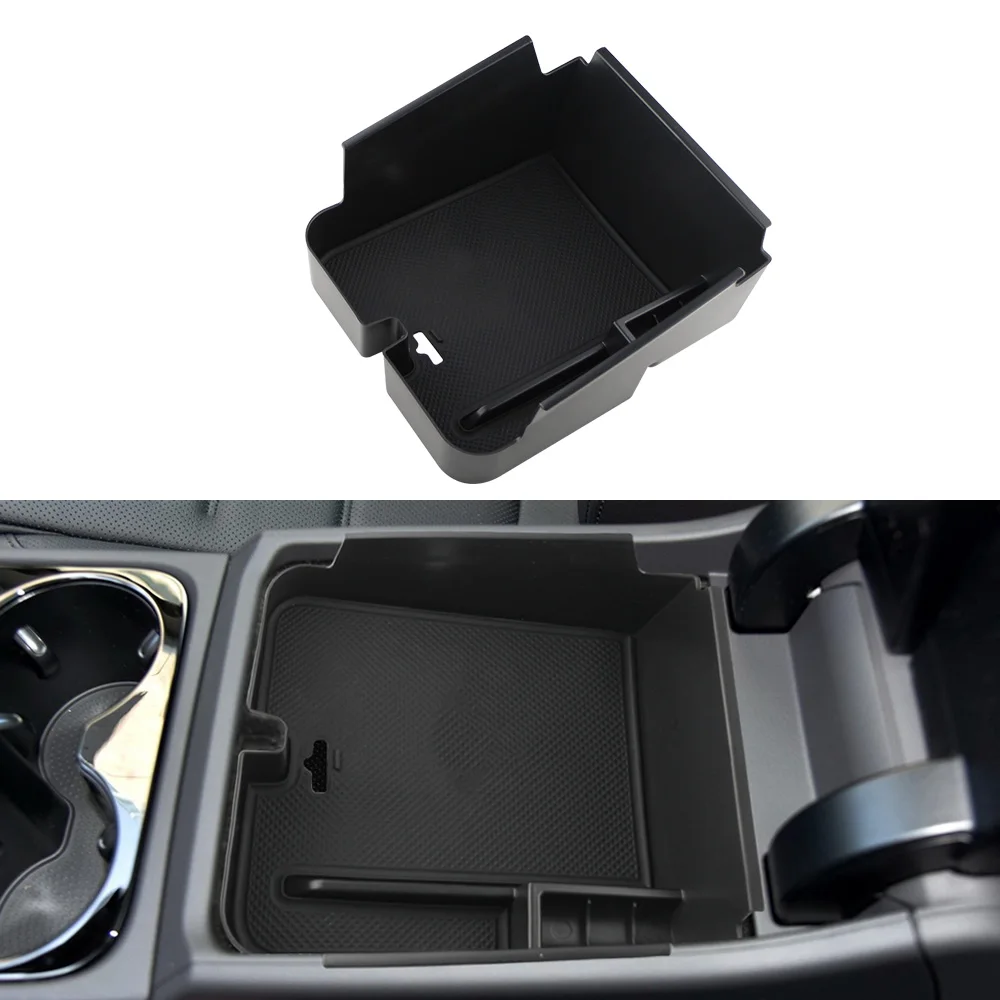 Armlehnen-Aufbewahrungsbox für VW Touareg 2011 2012 2013 2014 2015 2016 2017, Mittelkonsole, Handschuhfach, Halter, Zubehör