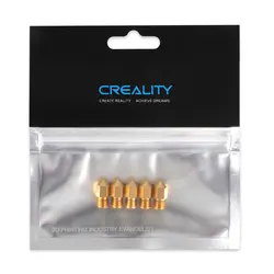 High-Precision 3D Printer Nozzle Set - Multi-Size Hotend Extruder Nozzles (0.2mm to 0.8mm) (1.0mm-5PCS)