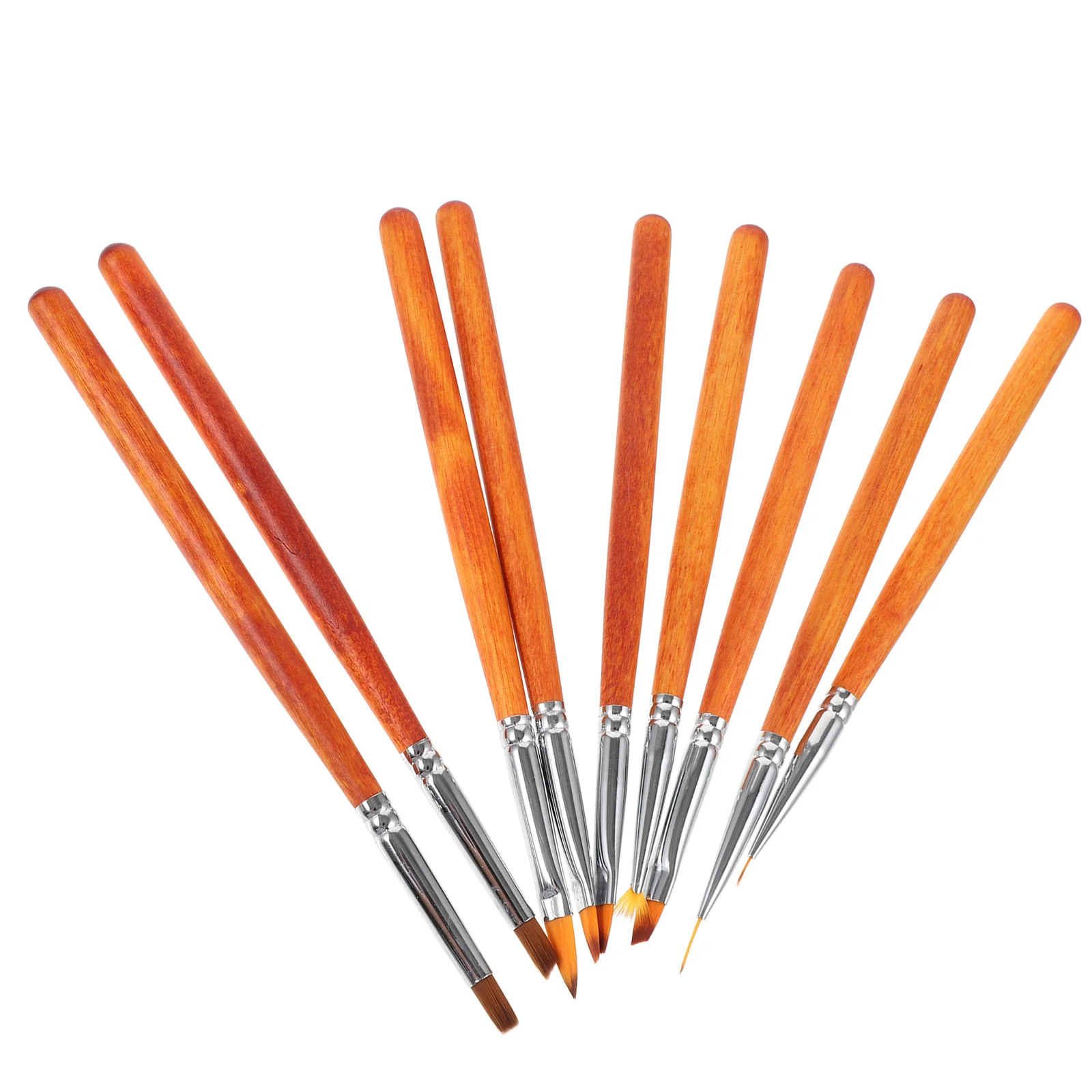 

9pcs Nail Liner Pens Women Nail Pens Manicure Brush Nail Design Liner Brush Nail Drawing Brush
