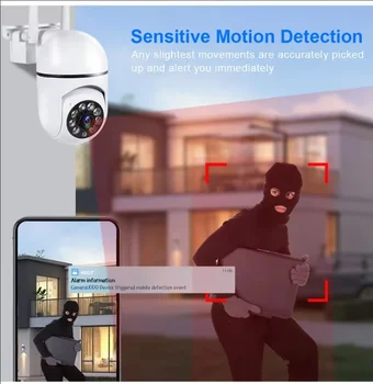 8MP Wifi Surveillance Camera Color Night Vision WiFi Camera Auto Tracking Wireless Camera Security Protection Outdoor Monitor 1