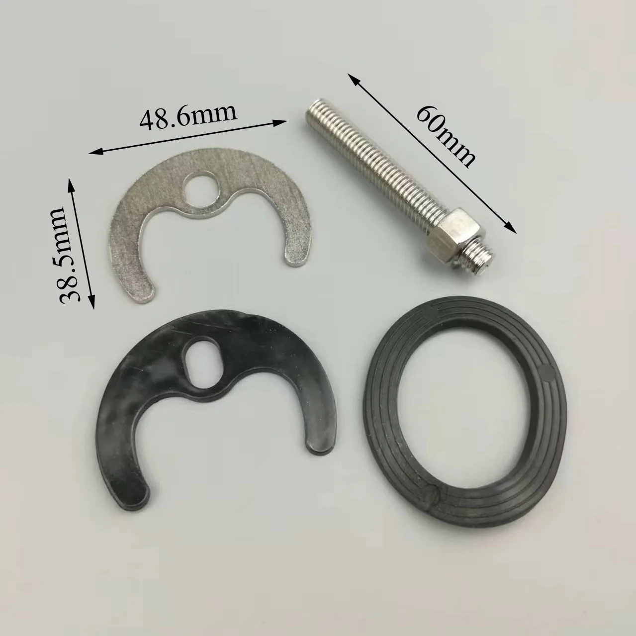 brass / stainless steel locking plate for basin faucet Horseshoe slices faucet base fixing parts