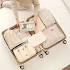 9Pcs Travel Organizer Storage Bags Suitcase Packing Cubes Portable Fold Wardrobe Luggage Clothes Shoe Pouch with Makeup bag 4