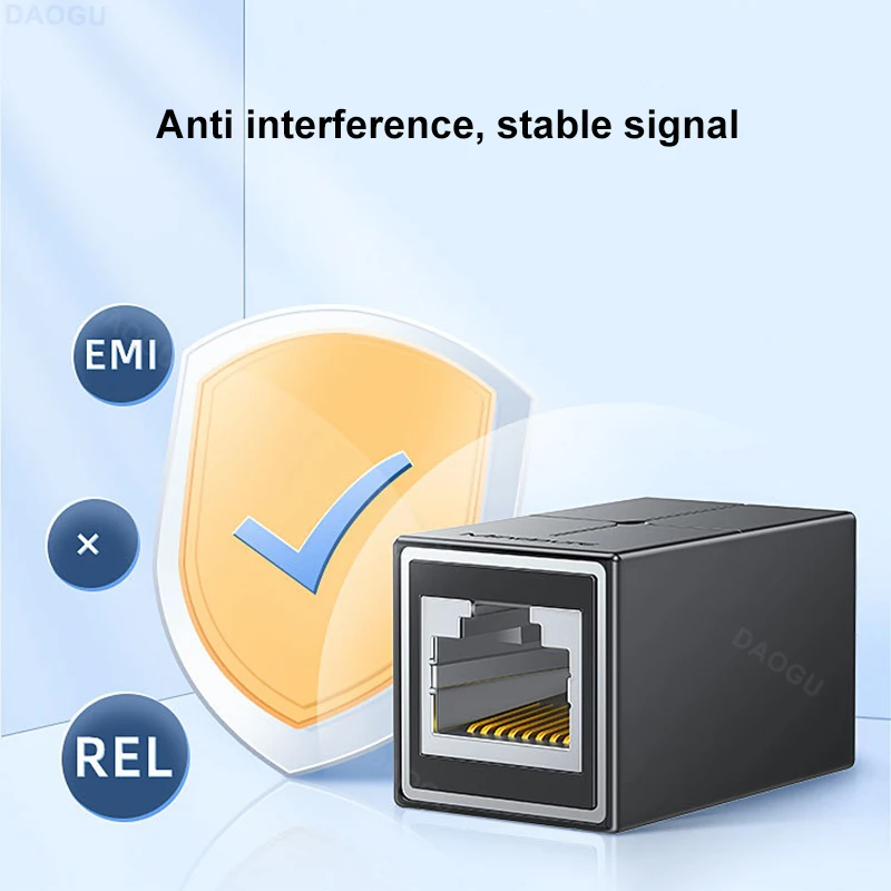 Cat 7 6 5 RJ45 인터페이스 커넥터 이더넷 케이블 연장 어댑터 네트워크 케이블 연장 컨버터 (암-암)