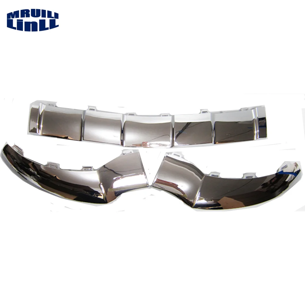NEW Front Lower Bumper Chrome Molding Trim Silver OE# A2928850300 A2928850400 2928855822 For Mercedes Benz GLE W292 C292 2015-18 detail image 2