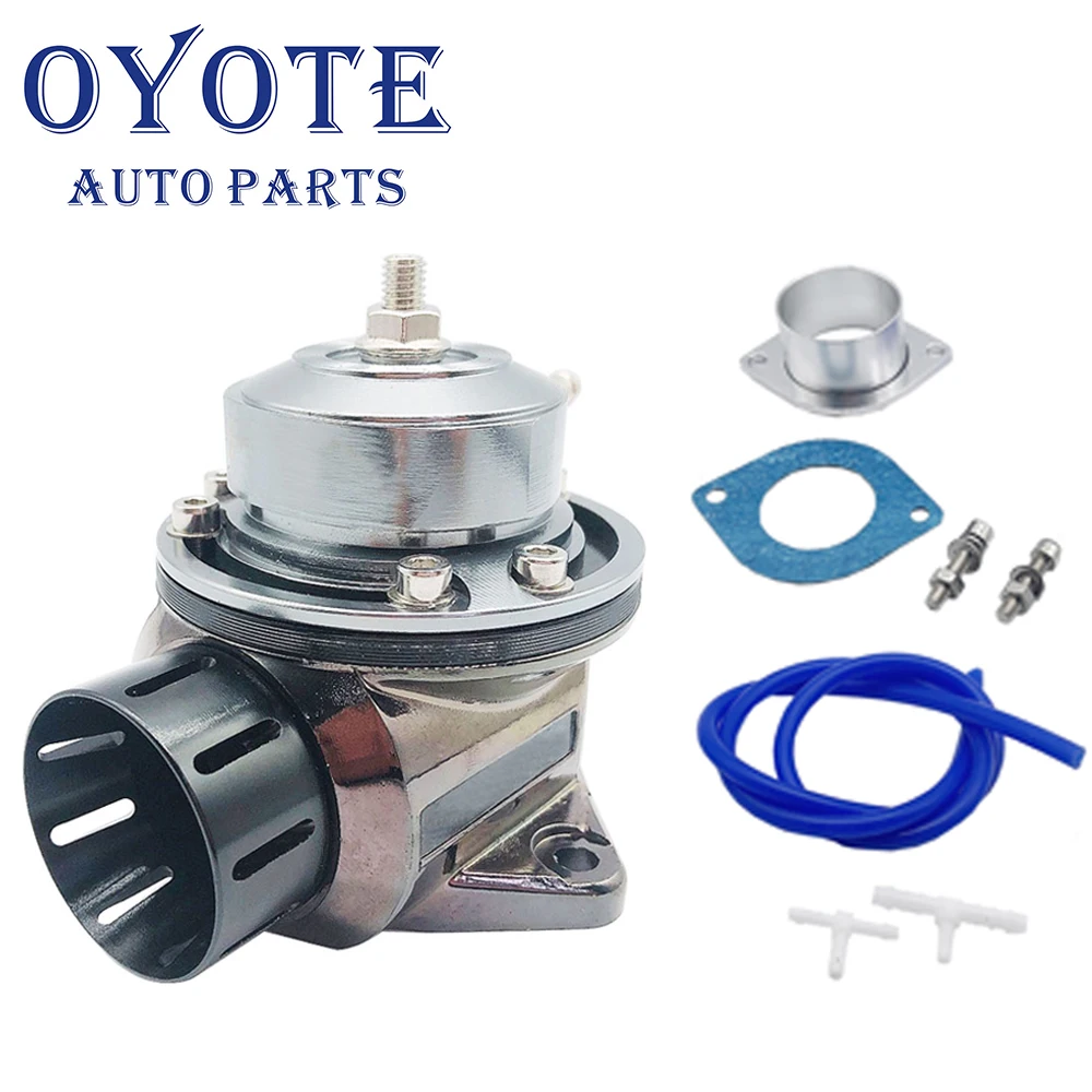 

OYOTE 40mm Floating Valve Design Blow Off Valve Turbo Type FV Intercooler Wastegate Red/Black/Blue And Adapter Kit