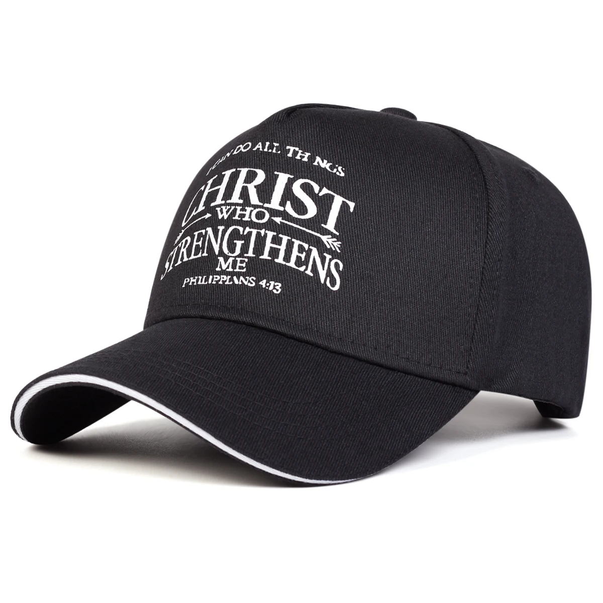 Unisex CHRISTUS Brief Stickerei Baseball Caps Frühling Herbst Outdoor Einstellbare Casual Hüte Papa Hut Sonnenschutz Hut Sport Kappe – Detail 2