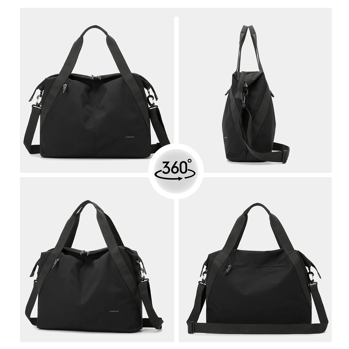 Travel Bag Large Capacity Short-Distance Travel Storage Luggage Bag Hand-Held Shoulder Bag Men's Lightweight Crossbody Sports Fitness Bag Yoga Work Student