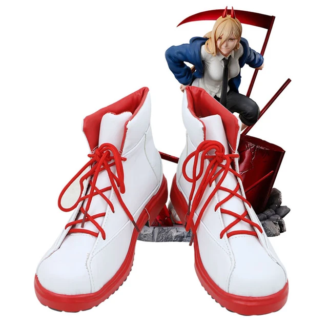 SBluuCosplay Chainsaw Denji Cosplay Shoes Custom Made Boots