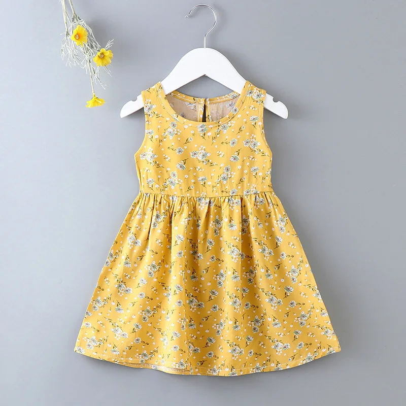 

Girls' Summer Floral Princess Beach Dress