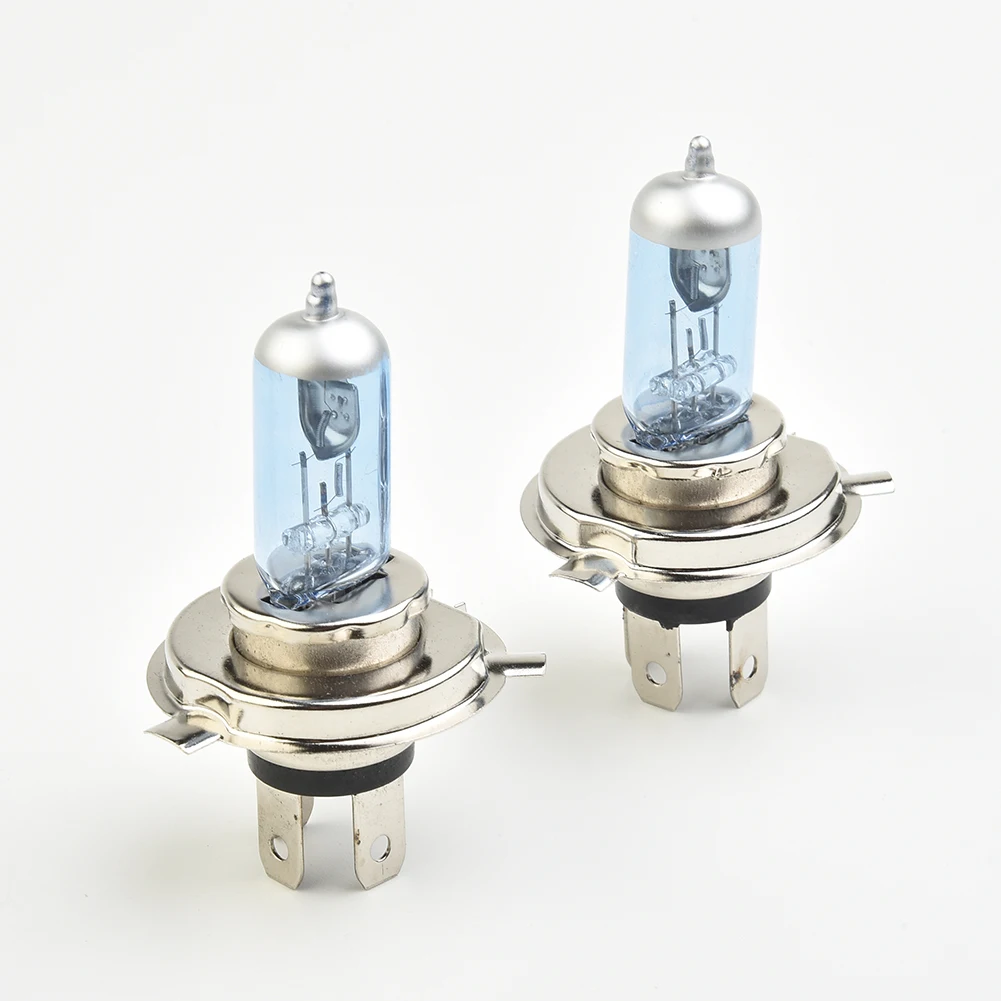 H4 Car Xenon Gas Halogen Headlight Bulbs 2pcs
