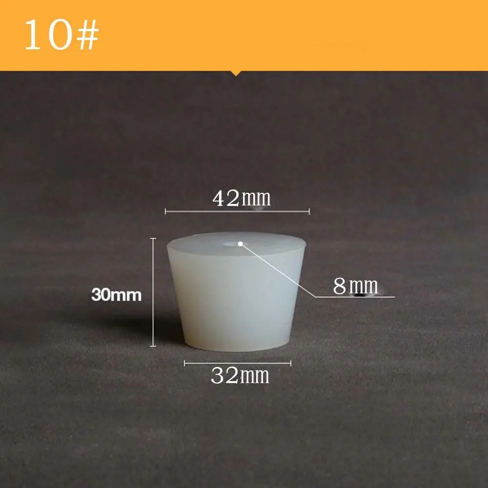 Acid Alkali Resistant Silicone Water Pipe Conical Fermenter Cover Silicone Plug Test Tube Bottle Stopper