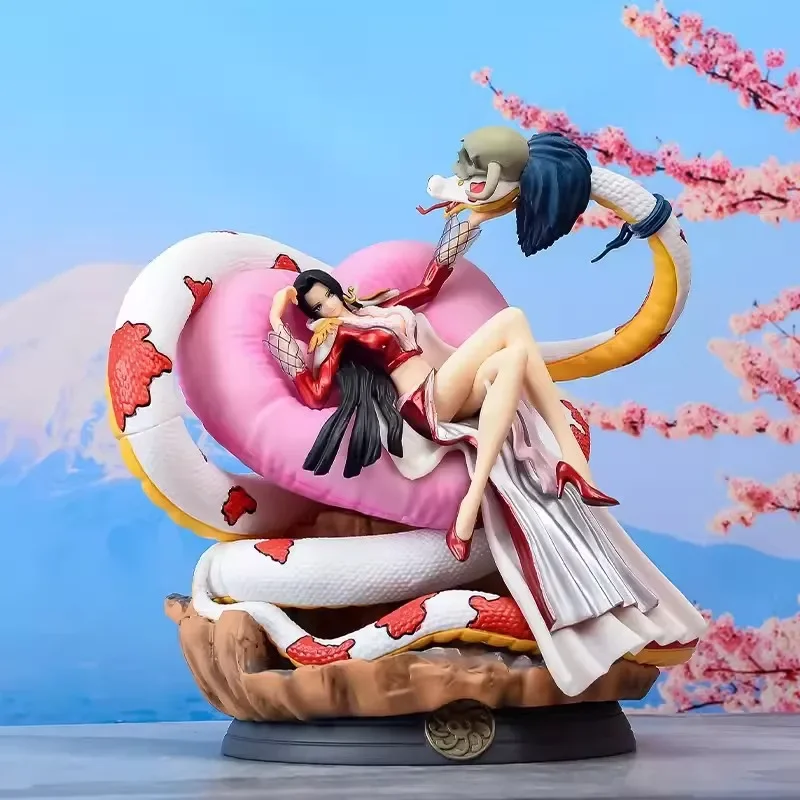 

Фигурки ONE PIECE GK, большие змеи, Боа Хэнкок, экшн-фигурки, змея, леди, аниме, 30 см, ПВХ, коллекционные модели, игрушки, украшения, подарки