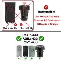 ECOSTAR RSE2 433 433MHz Remote Control Rolling Code Compatible with ECOSTAR RSC2 RSZ1 Electric Garage Door / Gate Remote Control 2