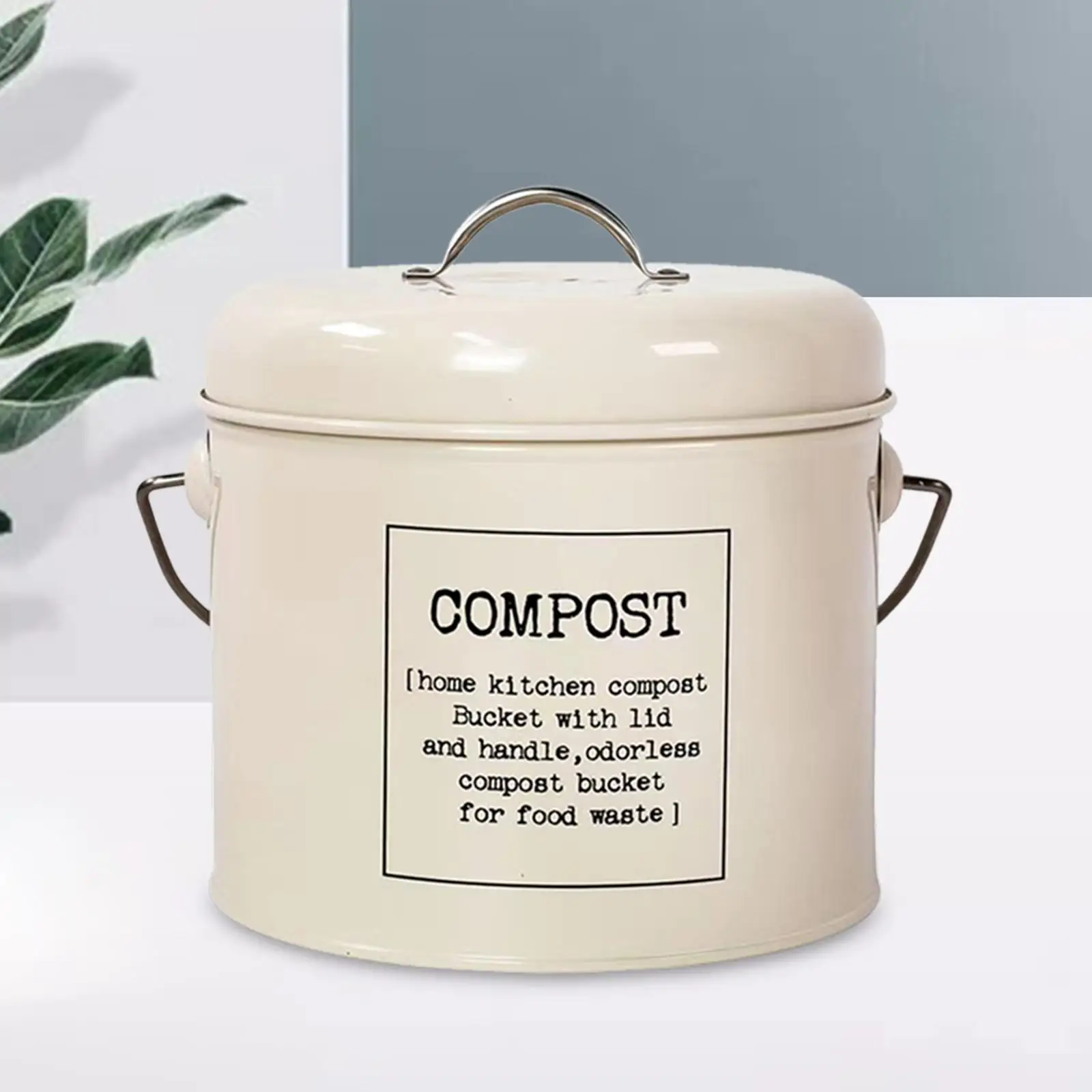 Composter Da Appoggio Eco Friendly Con Coperchio Cestino Della Spazzatura Contenitore Per Interni