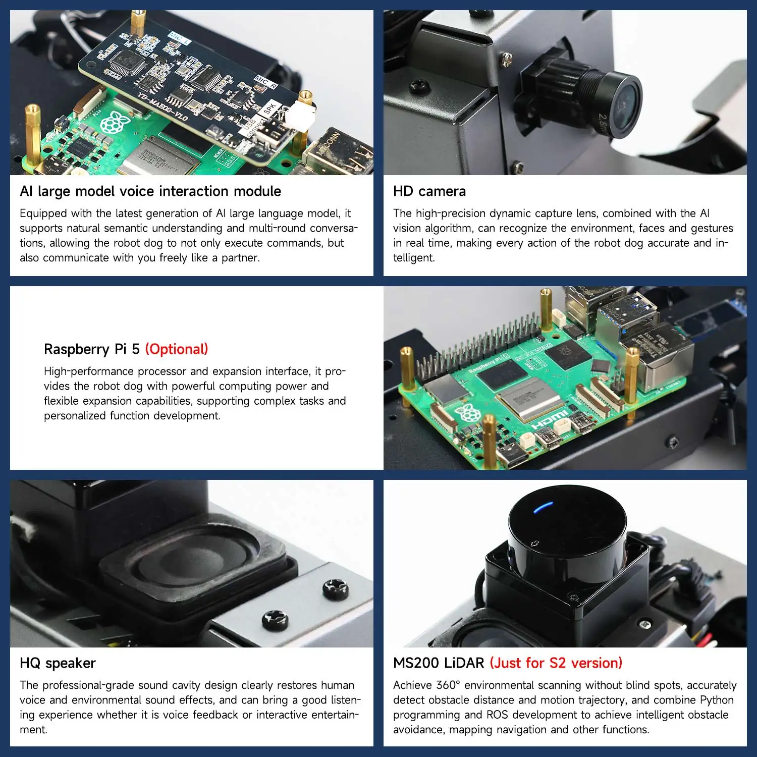 AIロボット犬 ラズベリーパイ AIロボット犬 ラズベリーパイ5模生四足ロボット犬 犬 の おもちゃ 動く